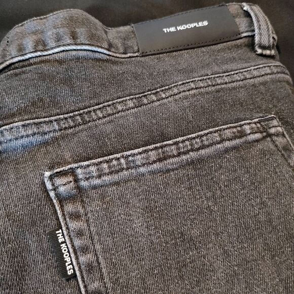 EUC The Kooples Men's Grey Jeans - Slim - Size 31 - Button Fly - Picture 13 of 14